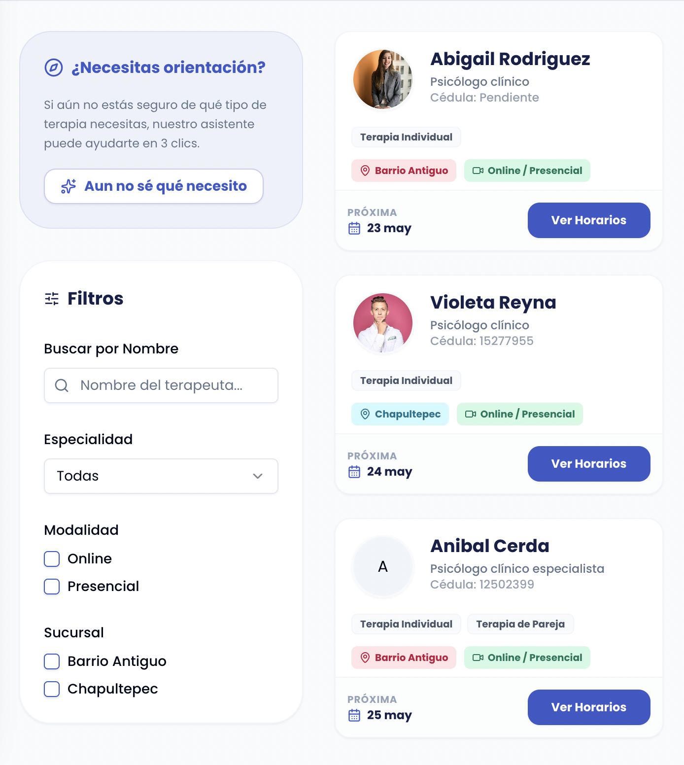 Booking